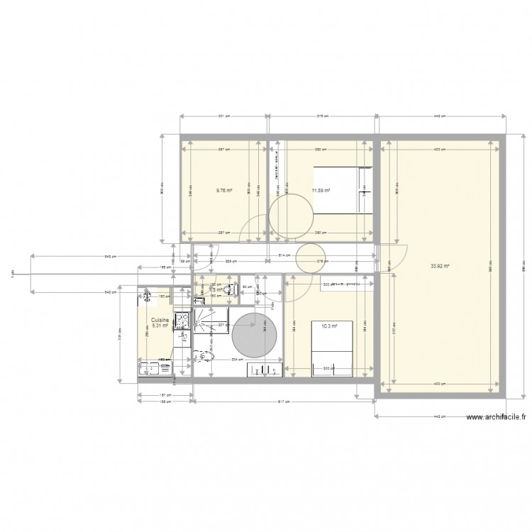 champin. Plan de 0 pièce et 0 m2