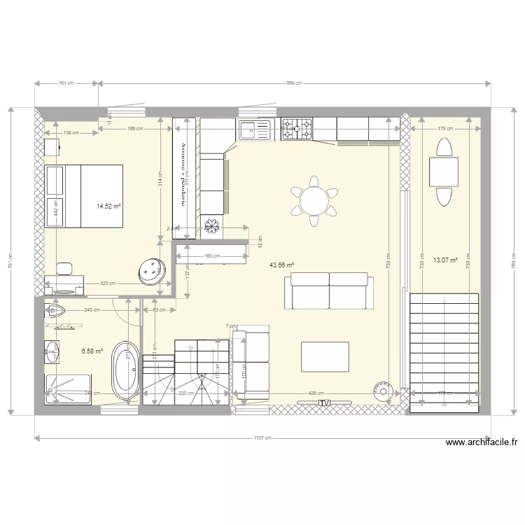 PLAN  15 TER GM ETAGE. Plan de 