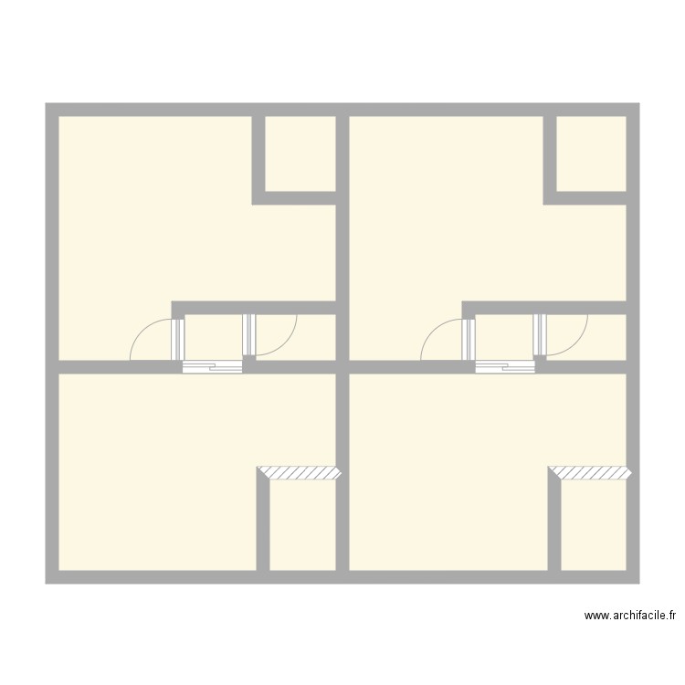 studios aoungou. Plan de 0 pièce et 0 m2