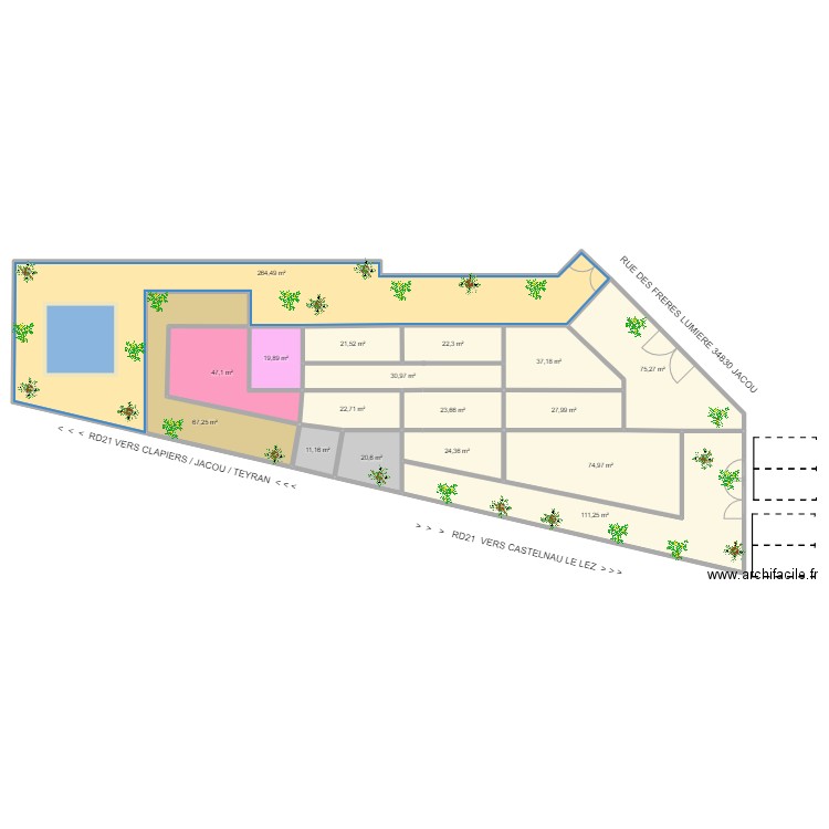 AK99 APPART MV 120923. Plan de 17 pièces et 903 m2