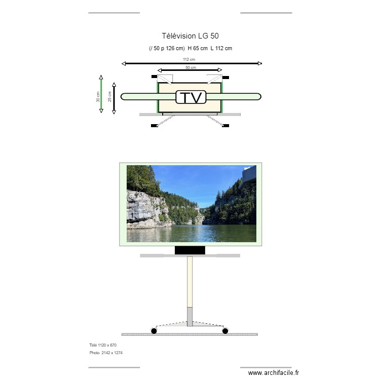 I- 01 Télévision 07. Plan de 0 pièce et 0 m2