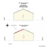 DP4 - Plan de fa&ccedil;ade Est Onesse