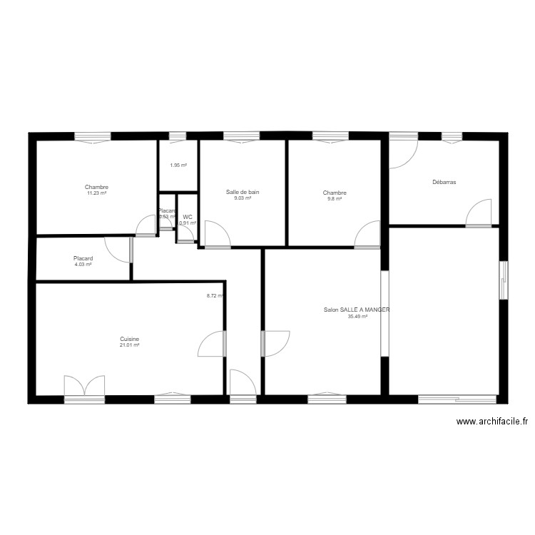 PLAN INITIAL 1. Plan de 0 pièce et 0 m2