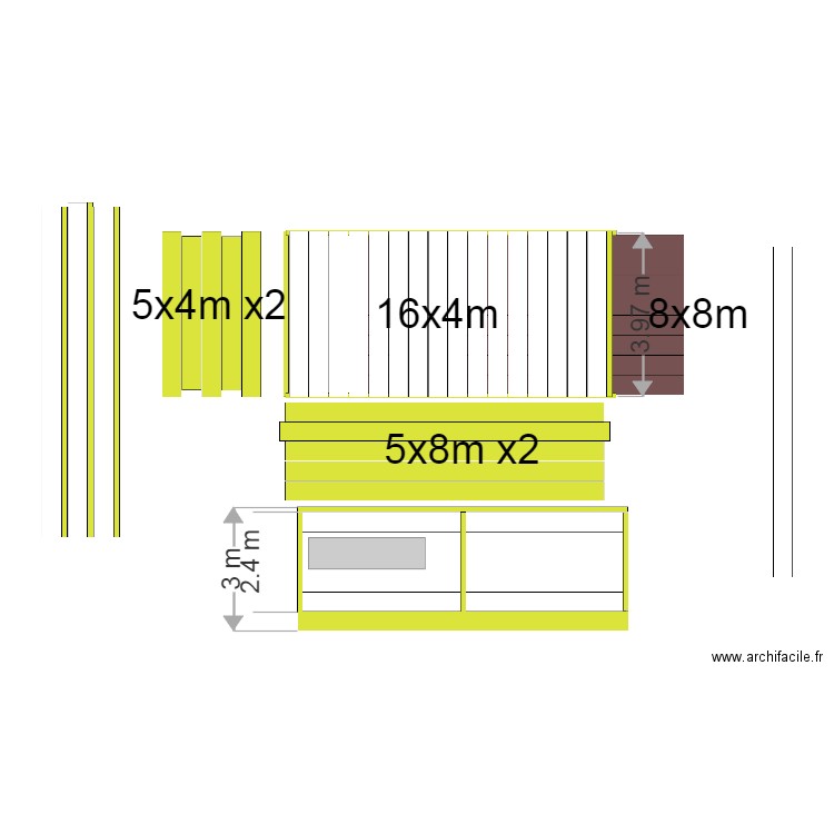 cube. Plan de 0 pièce et 0 m2