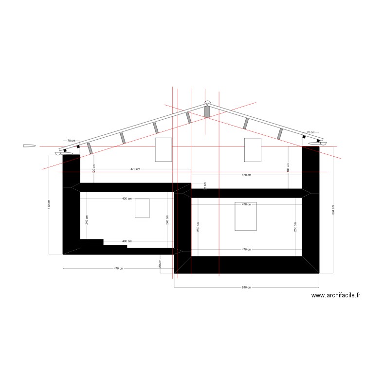 PIGNON OUEST FINAL 6. Plan de 2 pièces et 21 m2