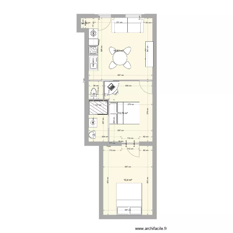 EXEMPLE GARAGE  AMENAGER  STN. Plan de 