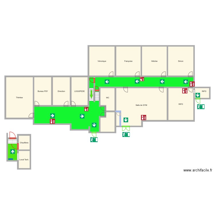 Waibes. Plan de 0 pièce et 0 m2
