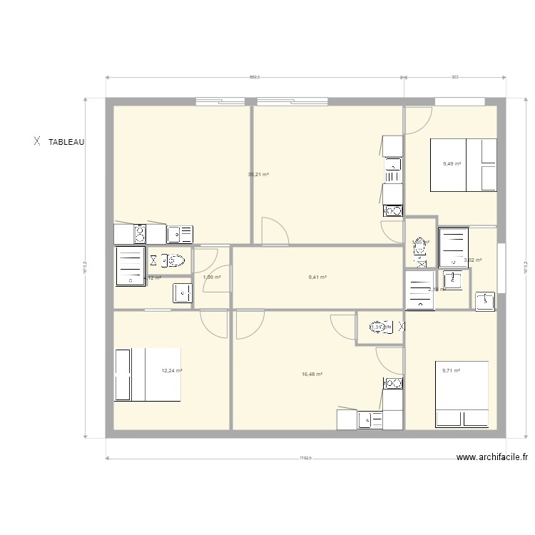  TARD ETAGE PLAN FINAL  VERSION 2. Plan de 0 pièce et 0 m2