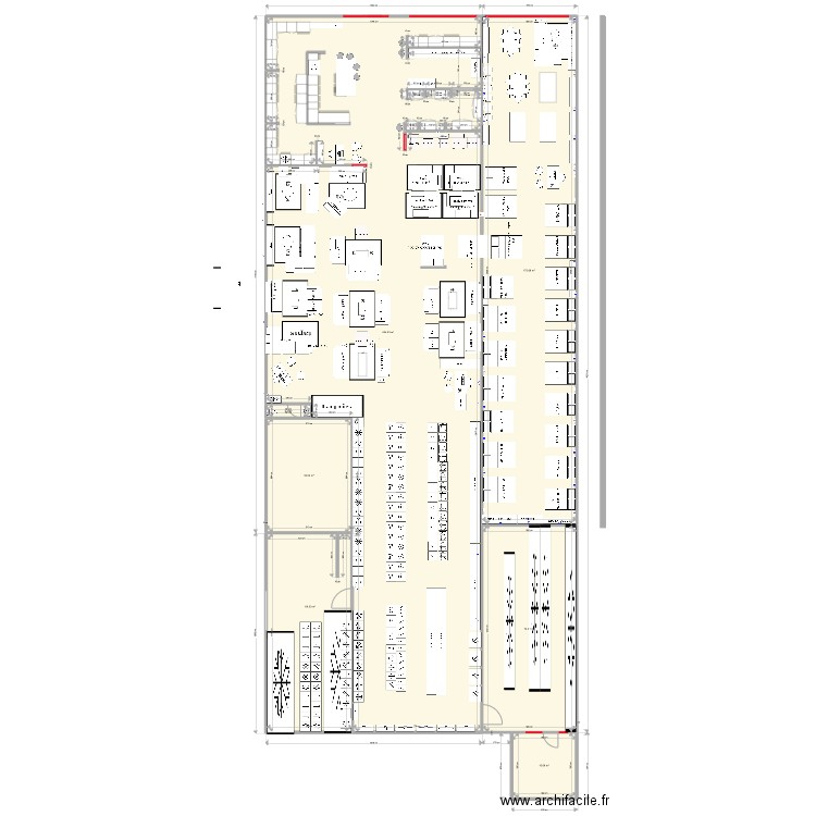 modif nouvelle vente LUIGI 26/03. Plan de 7 pièces et 810 m2