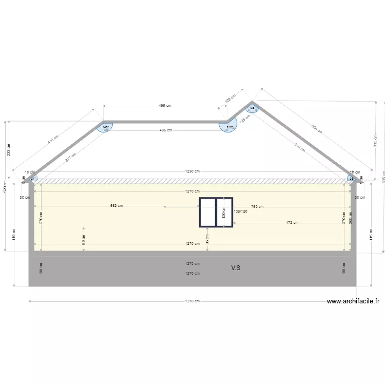 futur maison est façade. Plan de futur maison est façade. Plan de