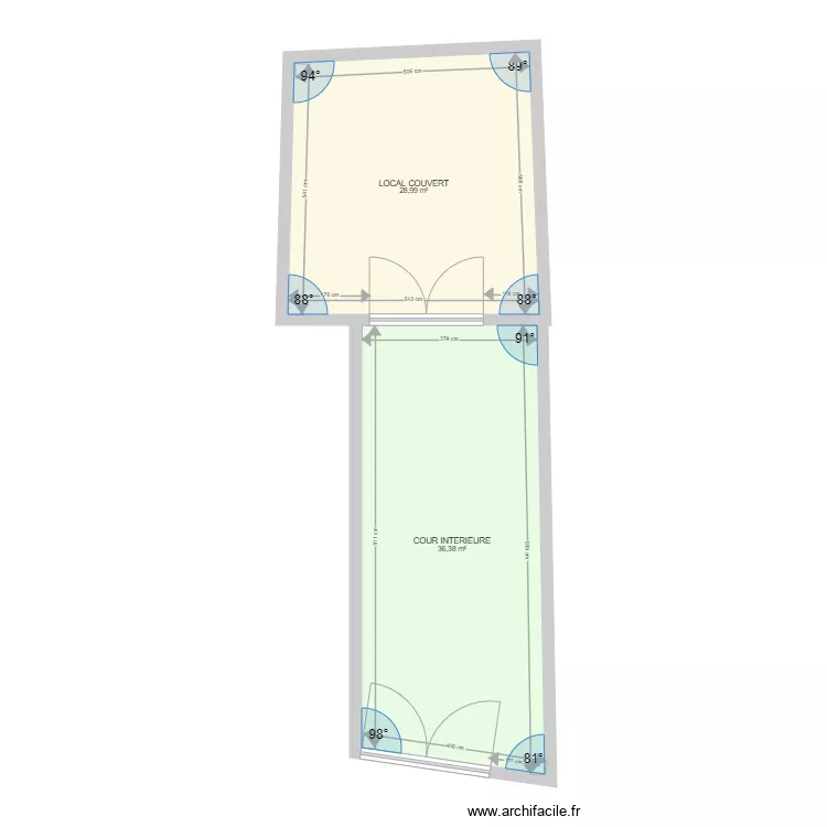 ANNEXE L ANGLE. Plan de 