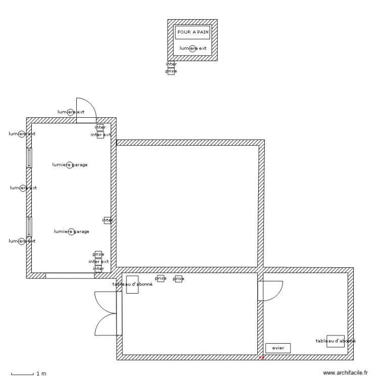 maison clausel. Plan de maison clausel. Plan de