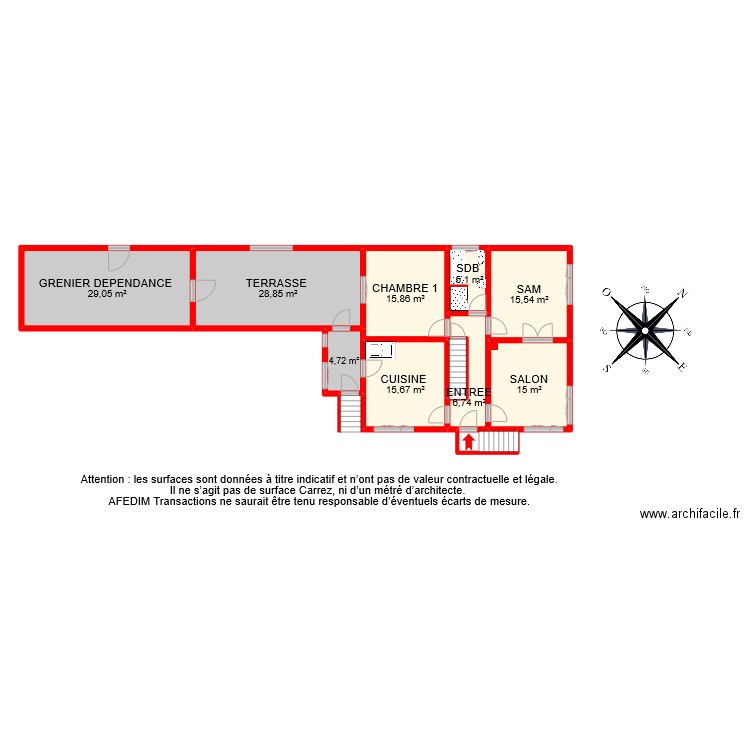 BI 8497 RDC. Plan de 0 pièce et 0 m2