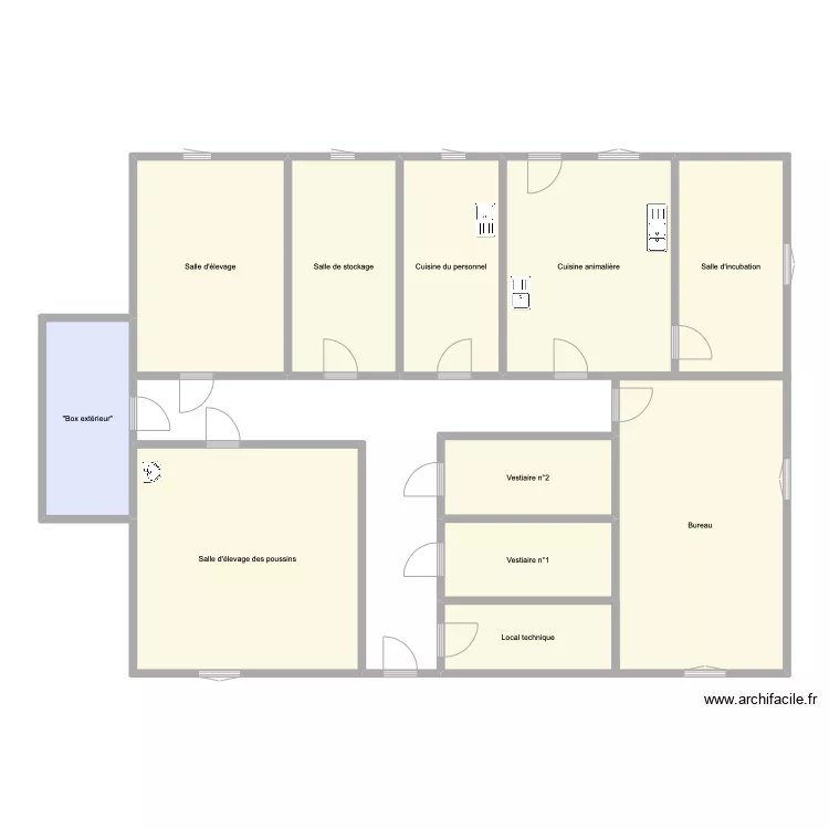 zoodyss&eacute;e. Plan de 