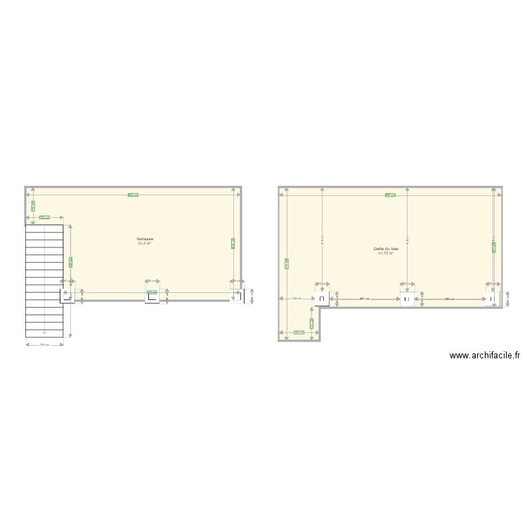 Terrasse. Plan de 0 pièce et 0 m2