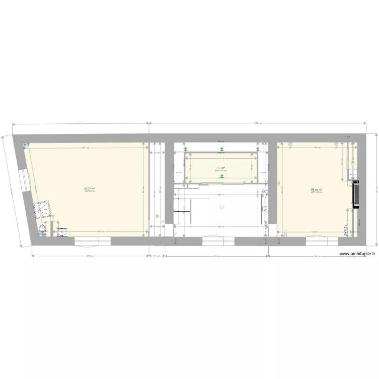 La fayolle. Plan de 