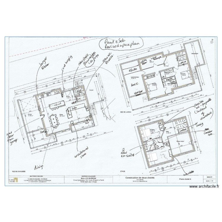 chalet A etage. Plan de 0 pièce et 0 m2