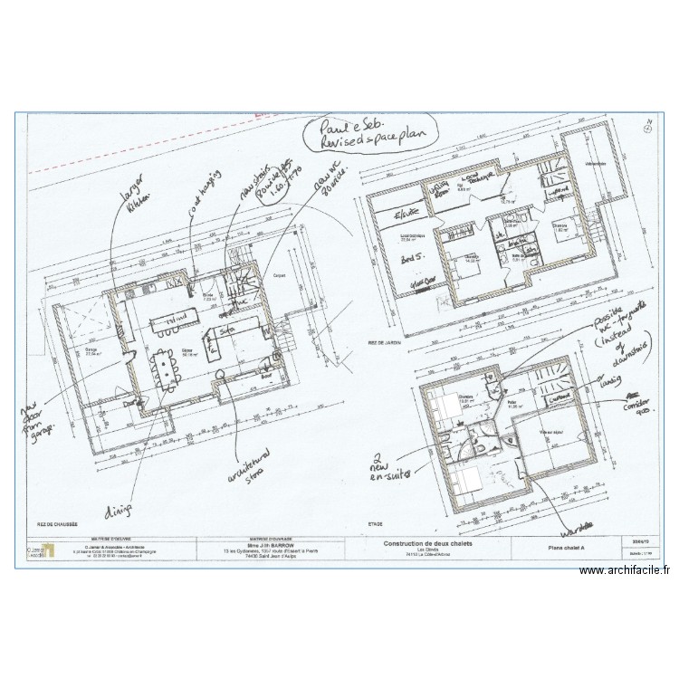 chalet A etage. Plan de 0 pièce et 0 m2