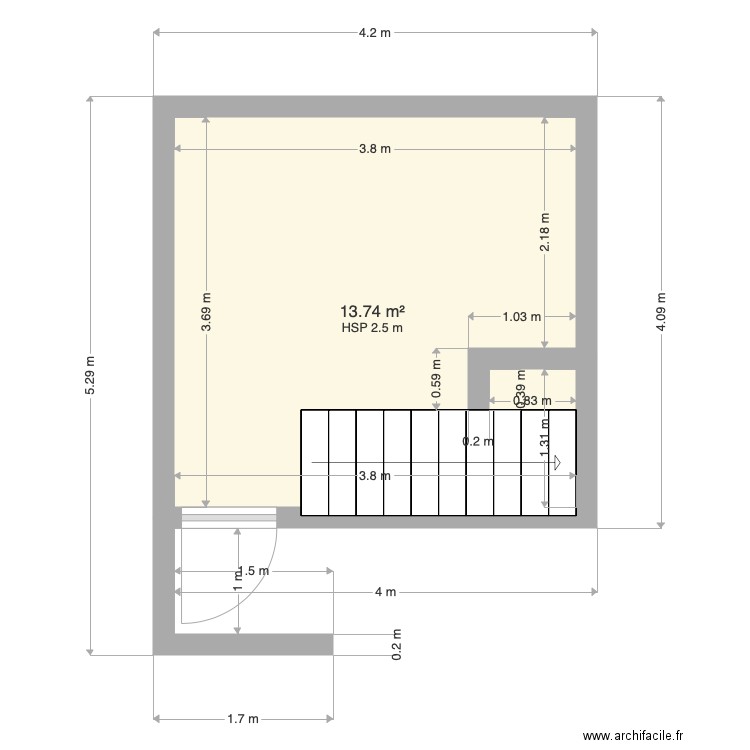 Cave. Plan de 0 pièce et 0 m2