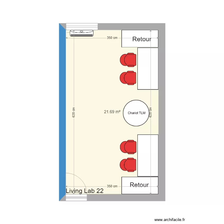 Living Lab 22. Plan de 
