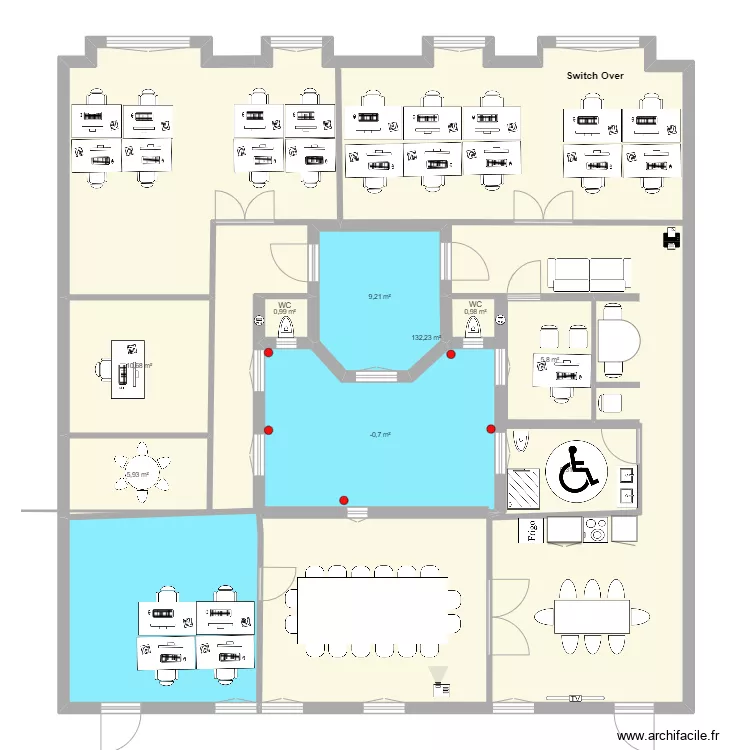 276 PRADO 1er &eacute;tage - Projet ABO2. Plan de 