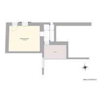 Existant avant travaux avec auvent