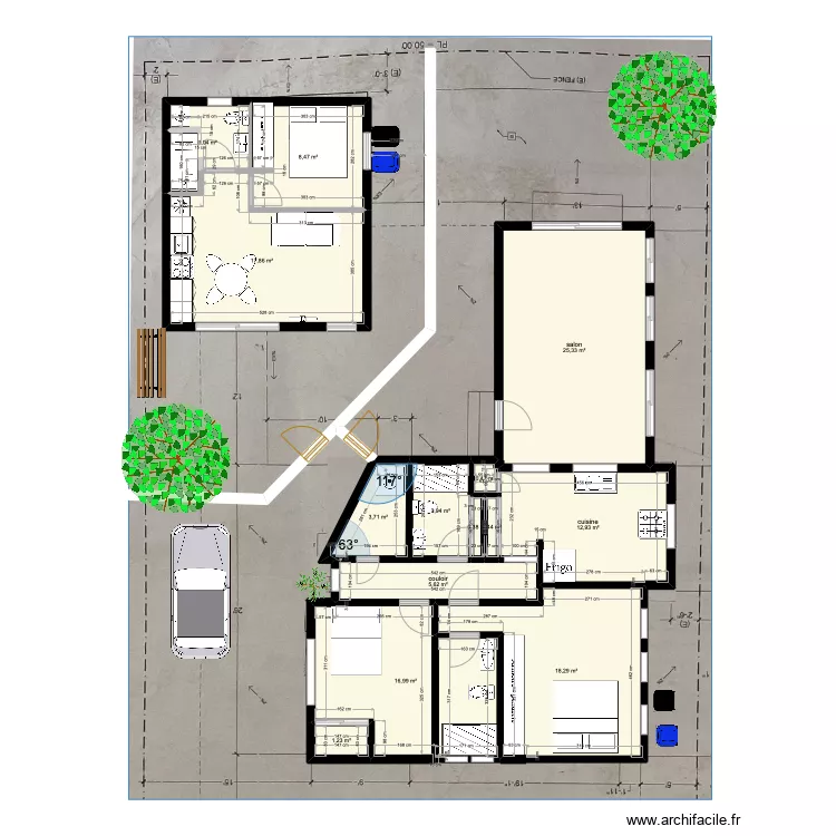 casitas 2 claudia. Plan de 