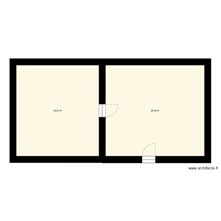 plan 16 coté avant trvx. Plan de 0 pièce et 0 m2