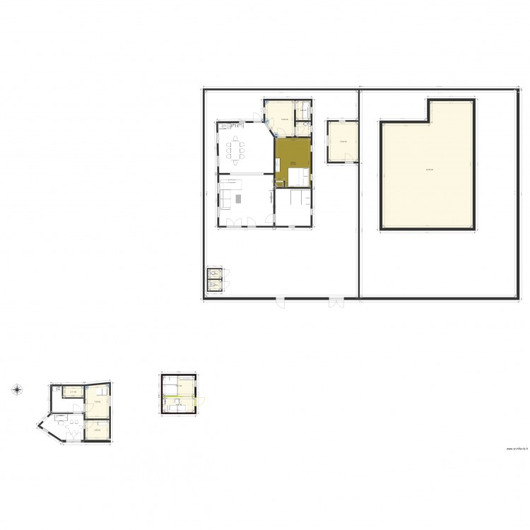 serge example. Plan de 12 pièces et 159 m2