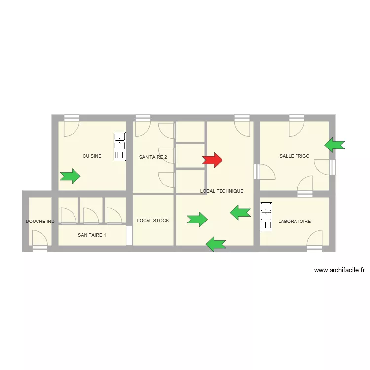 BERSAC CUISINE. Plan de 