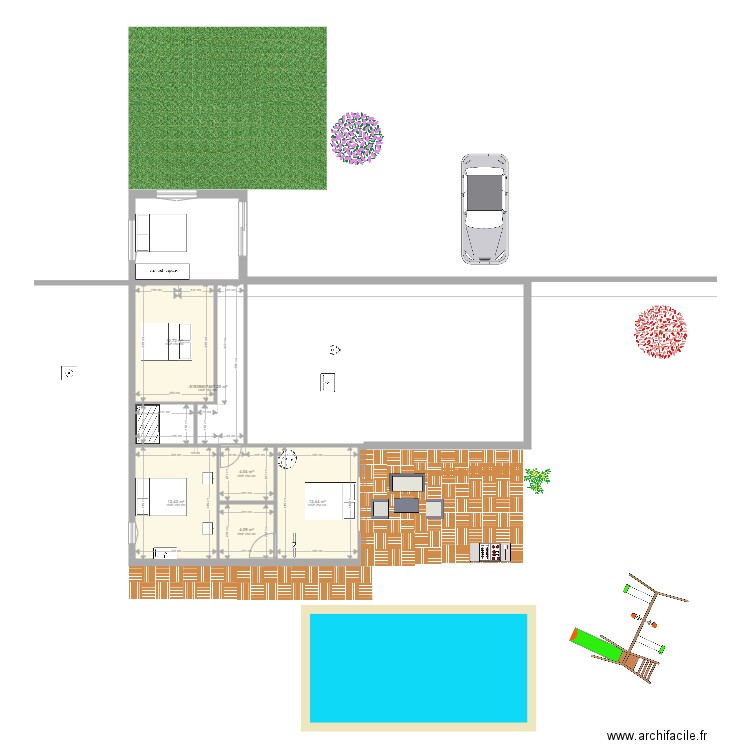 Casa Araçoiaba. Plan de 0 pièce et 0 m2