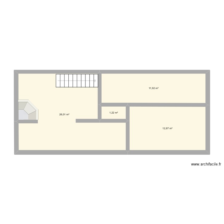 Lily 1er étage actuel. Plan de 0 pièce et 0 m2