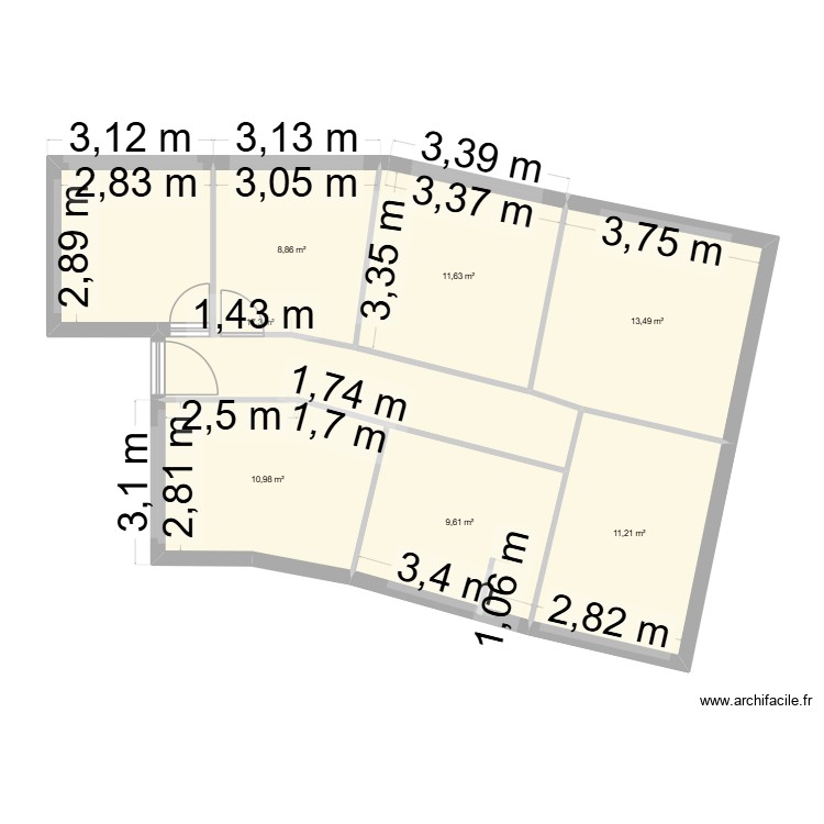 flers. Plan de 0 pièce et 0 m2 flers. Plan de 0 pièce et 0 m2