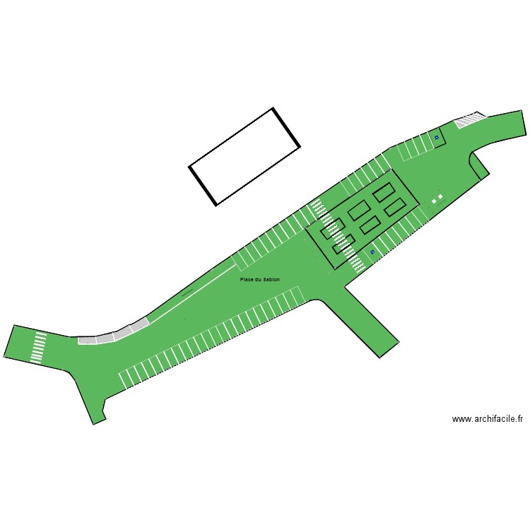 place du sablon. Plan de 0 pièce et 0 m2