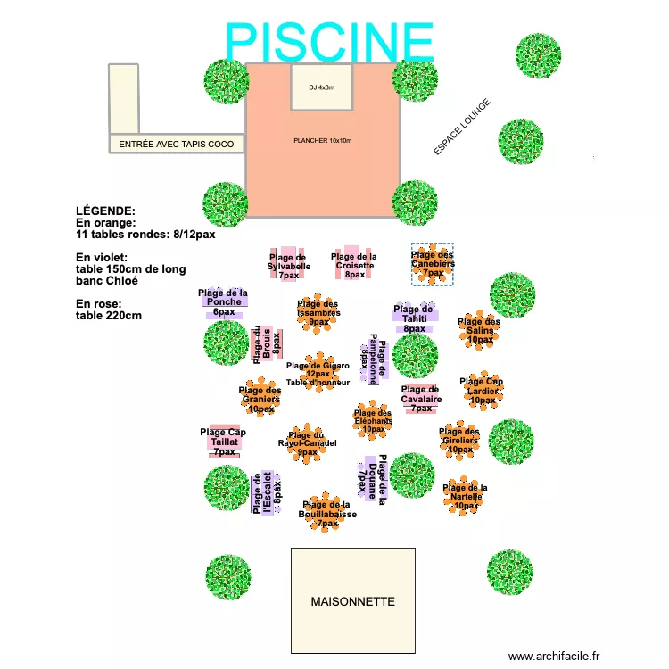 CAROLINE & TRISTAN 3. Plan de 
