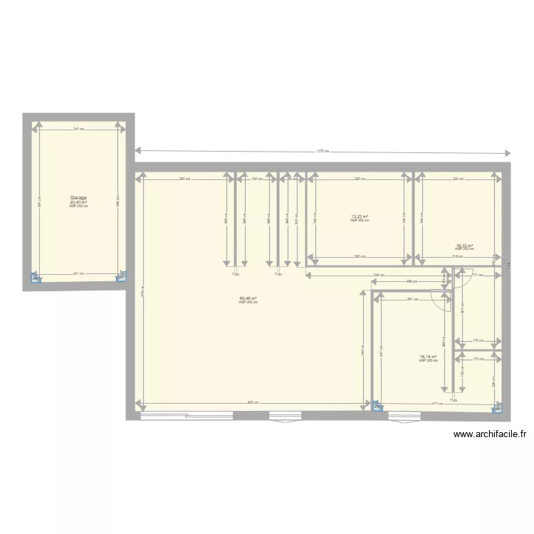 maison malaucene 1. Plan de 