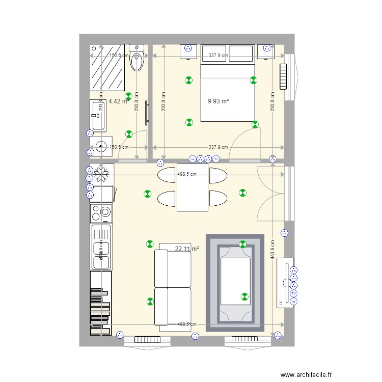 appts n 1. Plan de 0 pièce et 0 m2