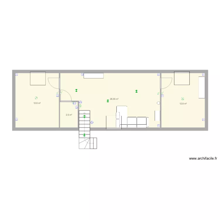 Futur Etage. Plan de 