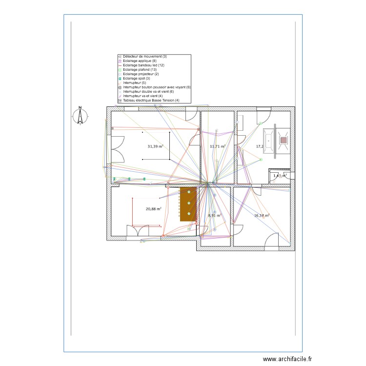 Eclairage Maison Cestas . Plan de 0 pièce et 0 m2