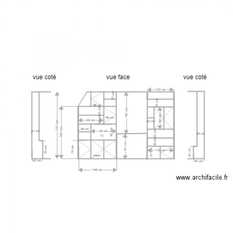 biblio olivier eglem v5. Plan de 0 pièce et 0 m2