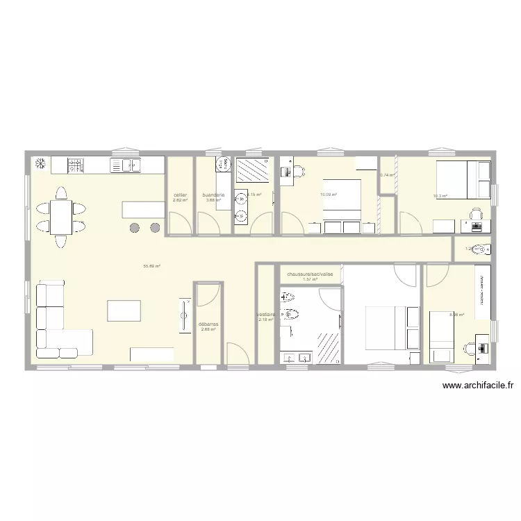 C&eacute;sar perso. Plan de 