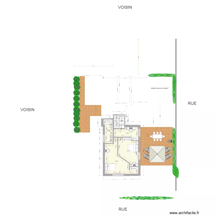 Maison Hermanville NH18. Plan de 
