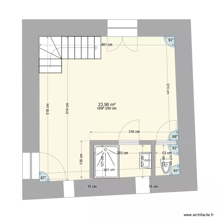 Bergerie ET0.2 fini. Plan de 