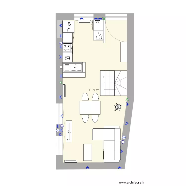 Maison rdc électricité . Plan de Maison rdc électricité . Plan de