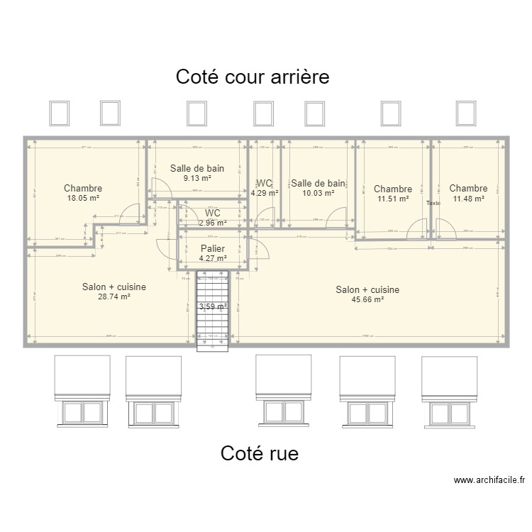 Appartemt 7 et 8. Plan de 0 pièce et 0 m2