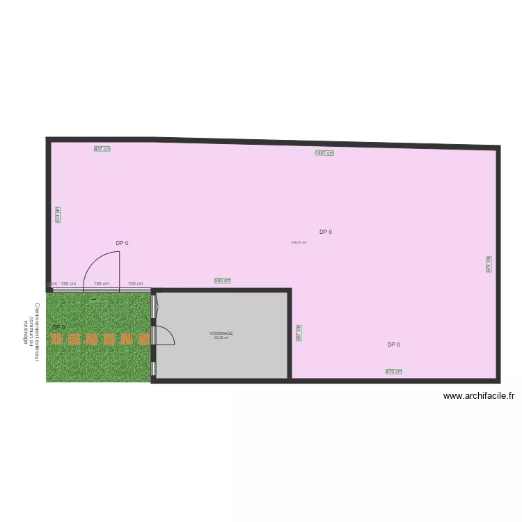 FORMA PLAY AVANT TRAVAUX. Plan de 