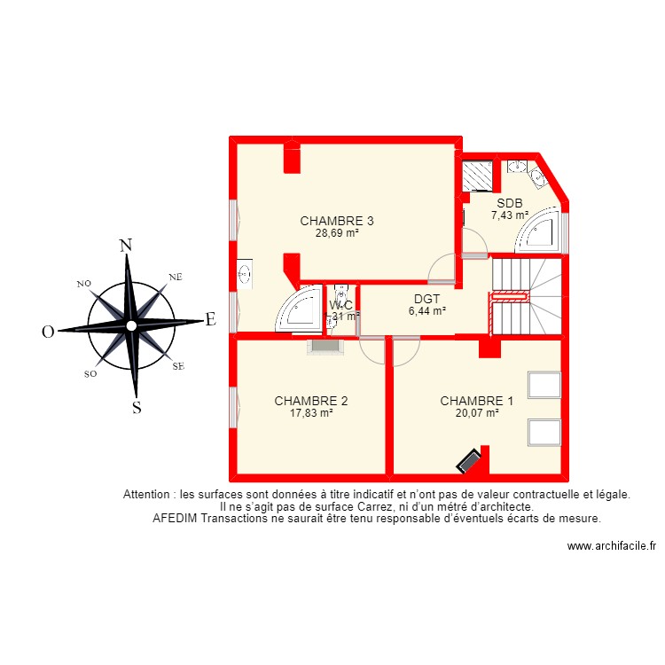 BI 12738 - . Plan de 44 pièces et 283 m2