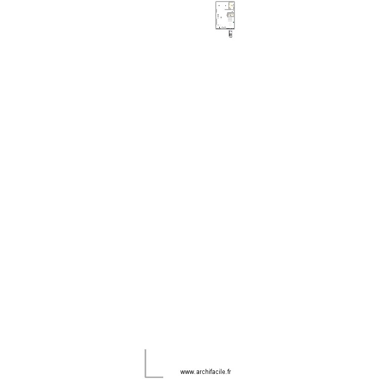 VILLA RC. Plan de 3 pièces et 19 m2