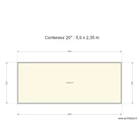 Conteneur 20 pieds A