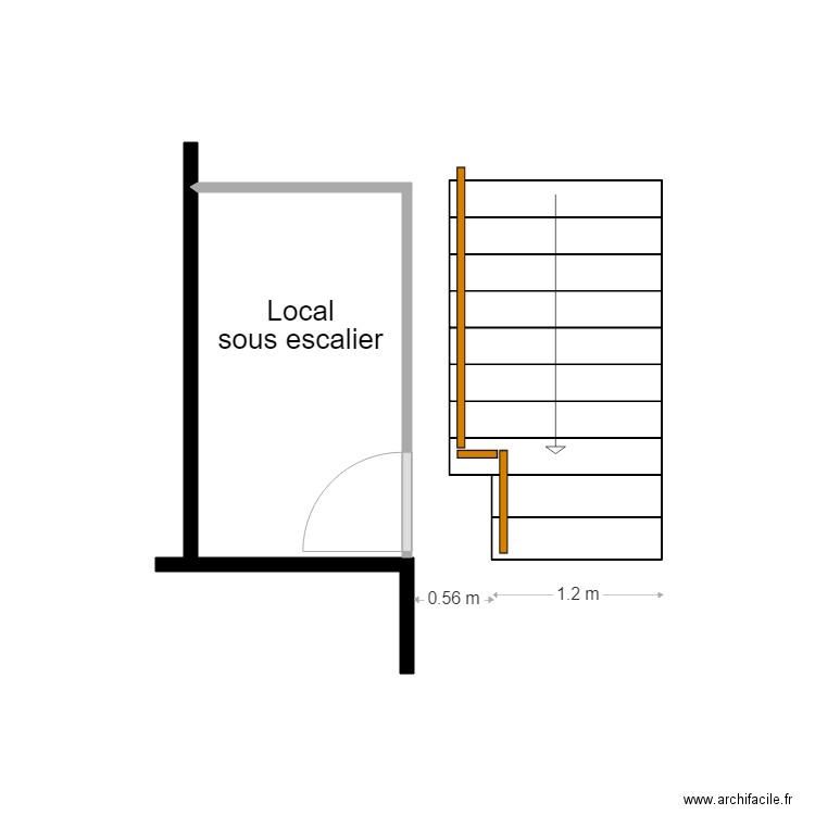 CCI ESCALIER. Plan de 0 pièce et 0 m2